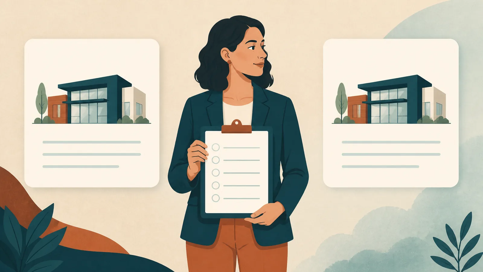 Patient comparing two chiropractic offices using a neutral question checklist rather than ratings or promises.